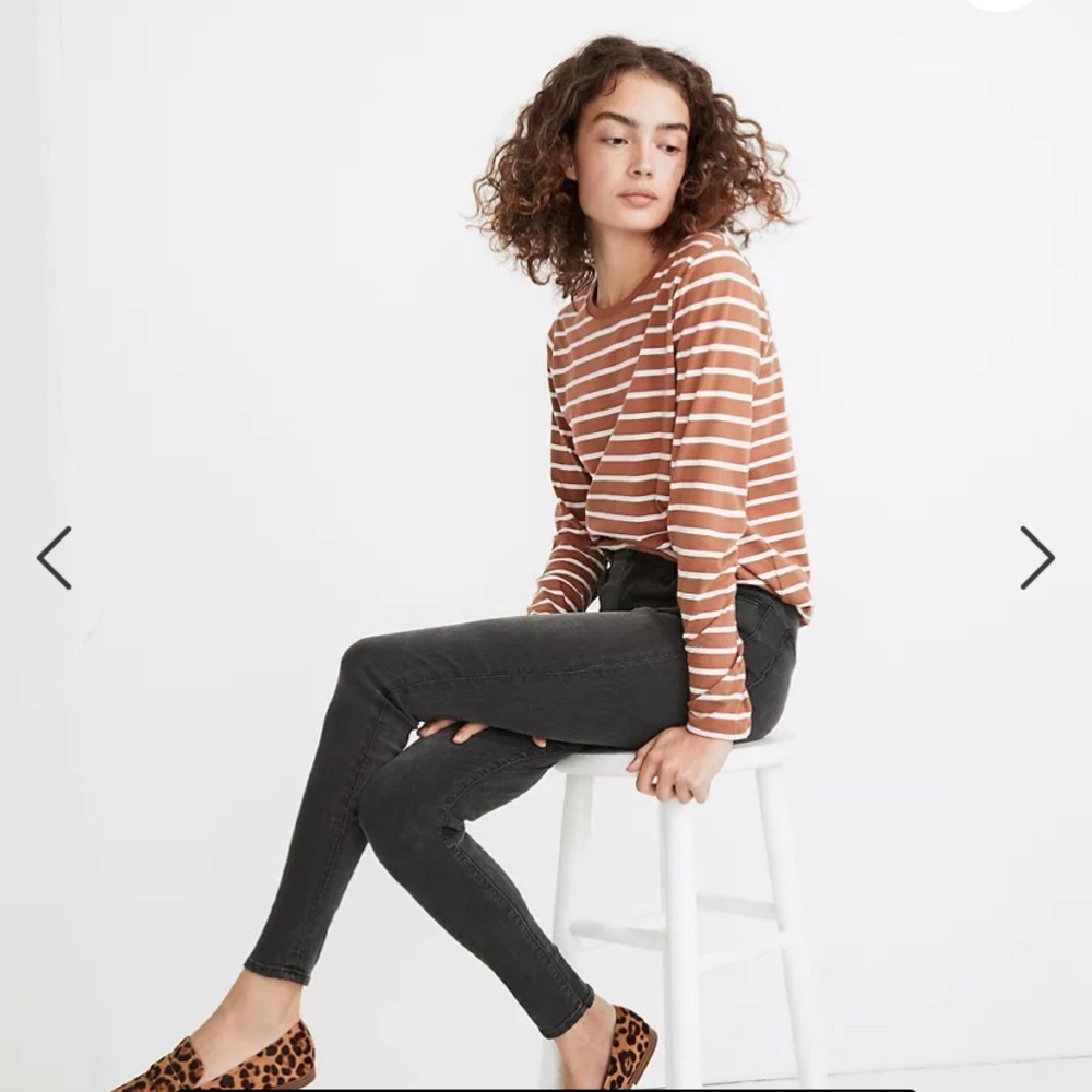 Madewell 10” high rise skinny jeans